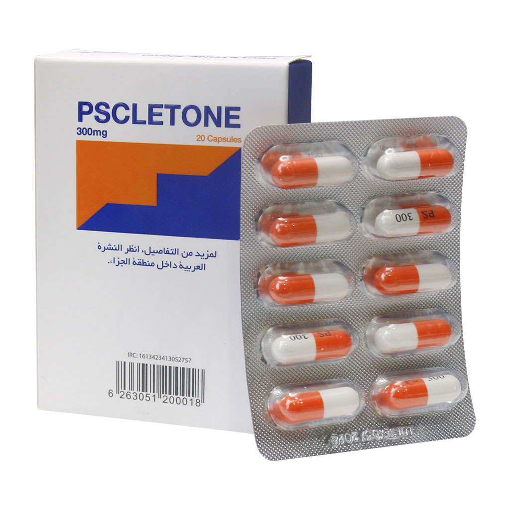 کپسول پی اسکلتون 300 میلی گرم دارو پژوهان 20 عددی کپسول پی اسکلتون 300 میلی گرم دارو پژوهان 20 عددی