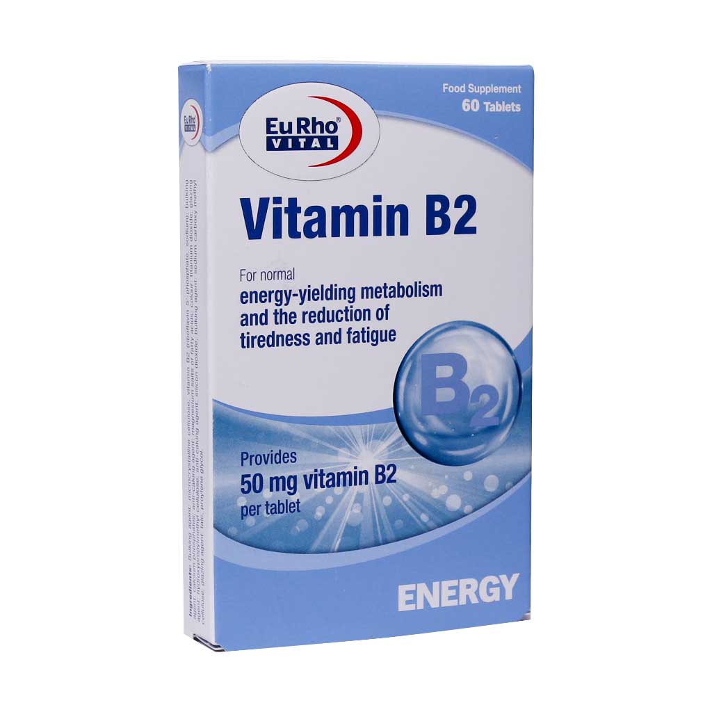 قرص ویتامین B2 یوروویتال 60 عدد قرص ویتامین B2 یوروویتال 60 عدد