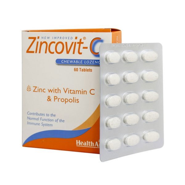قرص زینکوویت-سی هلث اید 60 عددی قرص زینکوویت-سی هلث اید 60 عددی