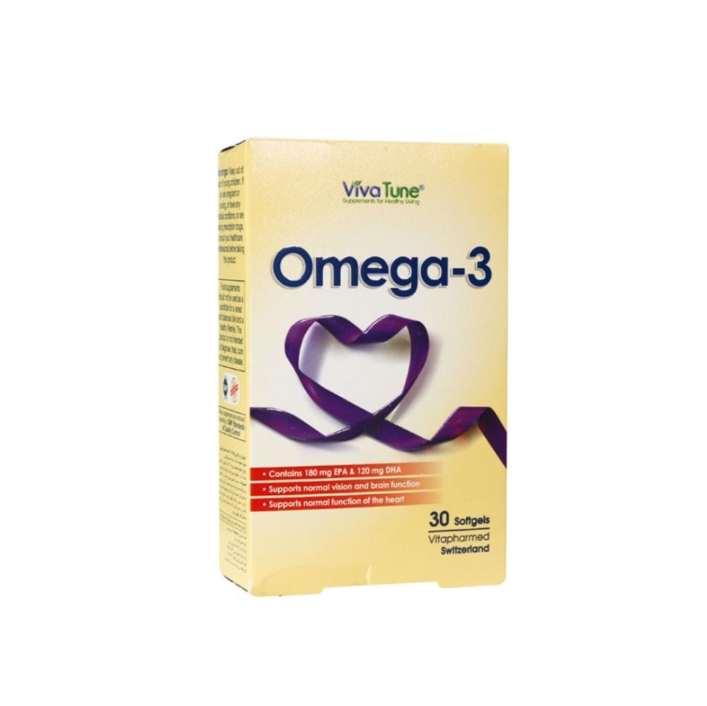 سافت ژل امگا 3 ویواتیون 30 عدد سافت ژل امگا 3 ویواتیون 30 عدد