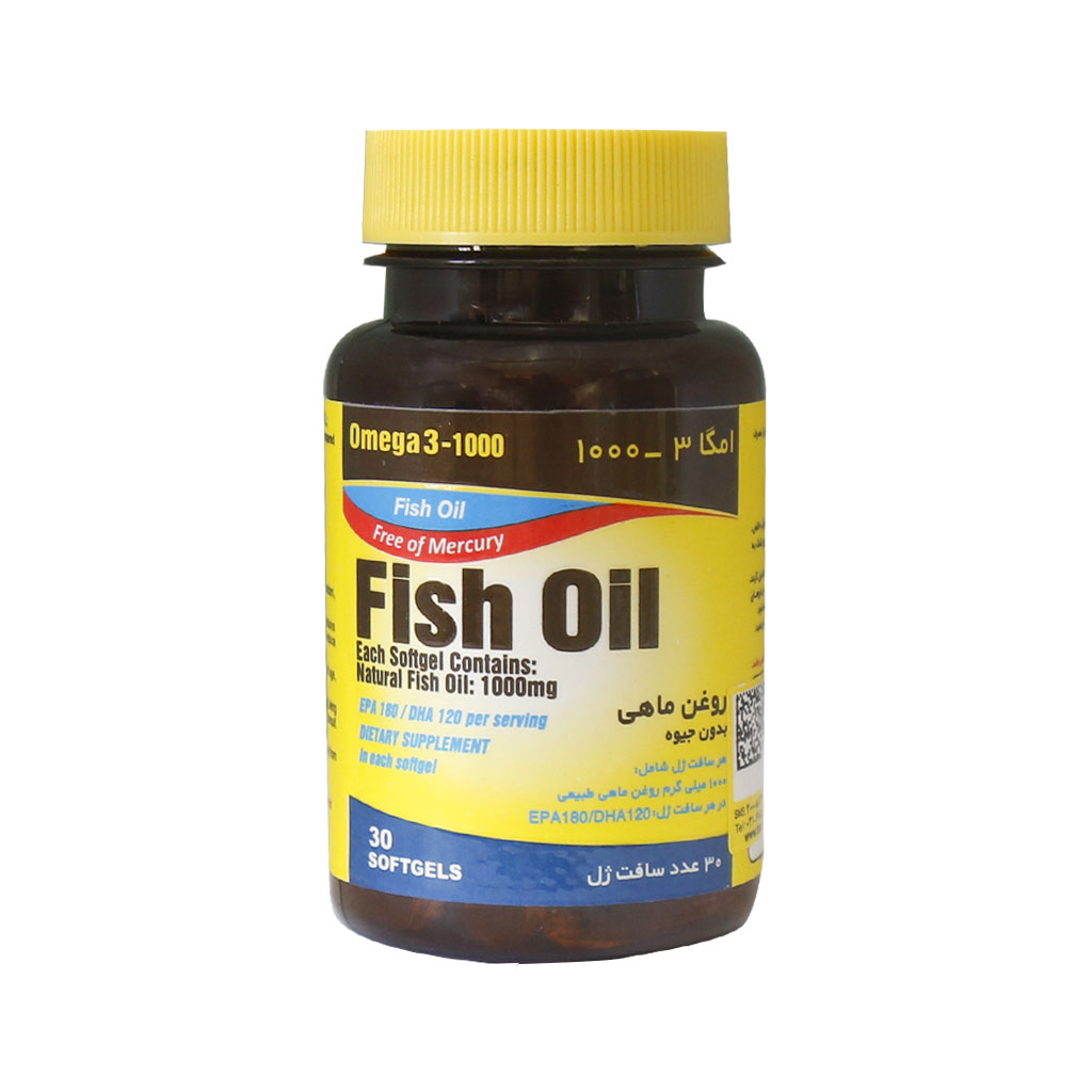 کپسول ژلاتینی امگا 3 یاس کویر میبد 30 عدد کپسول ژلاتینی امگا 3 یاس کویر میبد 30 عدد