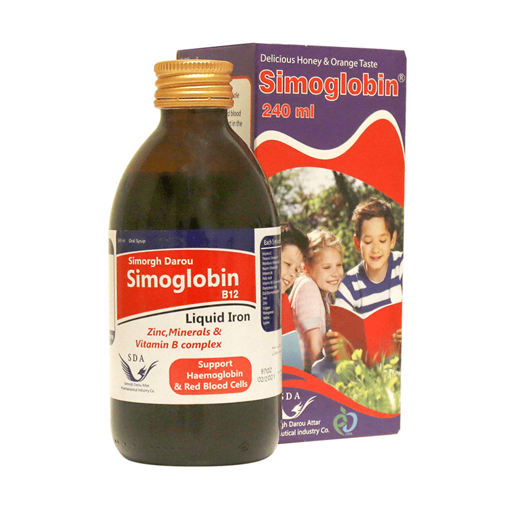 شربت سیموگلوبین سیمرغ دارو عطار شربت سیموگلوبین سیمرغ دارو عطار