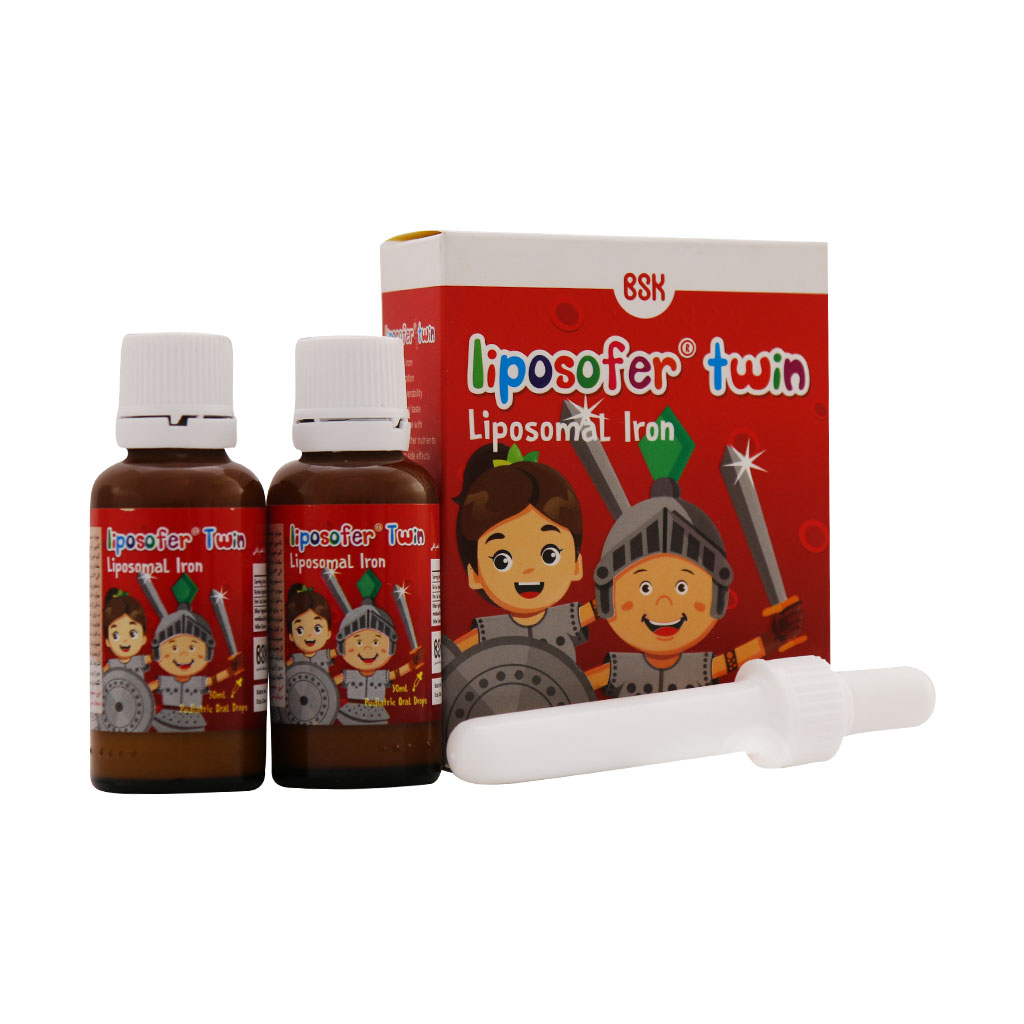 پک دو عددی قطره خوراکی آهن لیپوزوفر لیپوزومال بی اس کی پک دو عددی قطره خوراکی آهن لیپوزوفر لیپوزومال بی اس کی